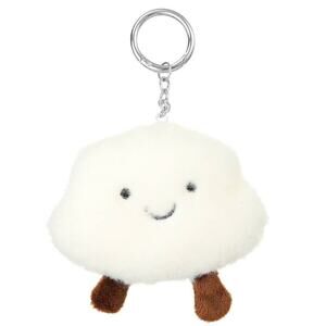 Cloud Plush Bag Charm Keychain